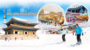 HÀN QUỐC SEOUL – NAMI - LOTTE WORLD -TRƯỢT TUYẾT